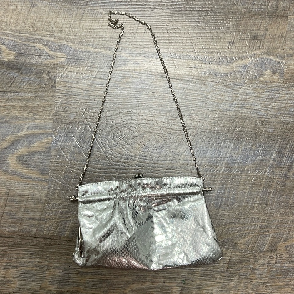 Silver Clutch bag